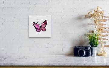 Abstract Pink Butterfly Painting Painting by Bridget Zoltek - Fine Art  America