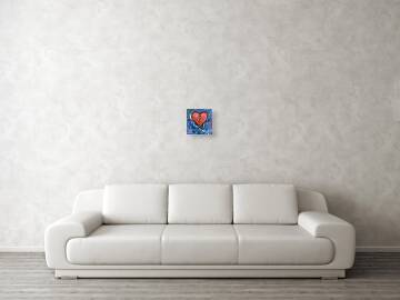 Pink Mended Broken Heart Canvas Print / Canvas Art by Carol Suzanne Niebuhr  - Fine Art America