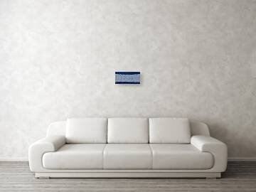 Denim blue jeans fabric frame. Bleached denim fabric with fringe edge, text  place, copy space banner. Photograph by Julien - Fine Art America