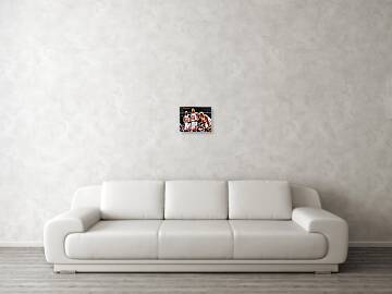 .com: Michael Jordan Scottie Pippen and Dennis Rodman - Canvas Art  Print: Posters & Prints